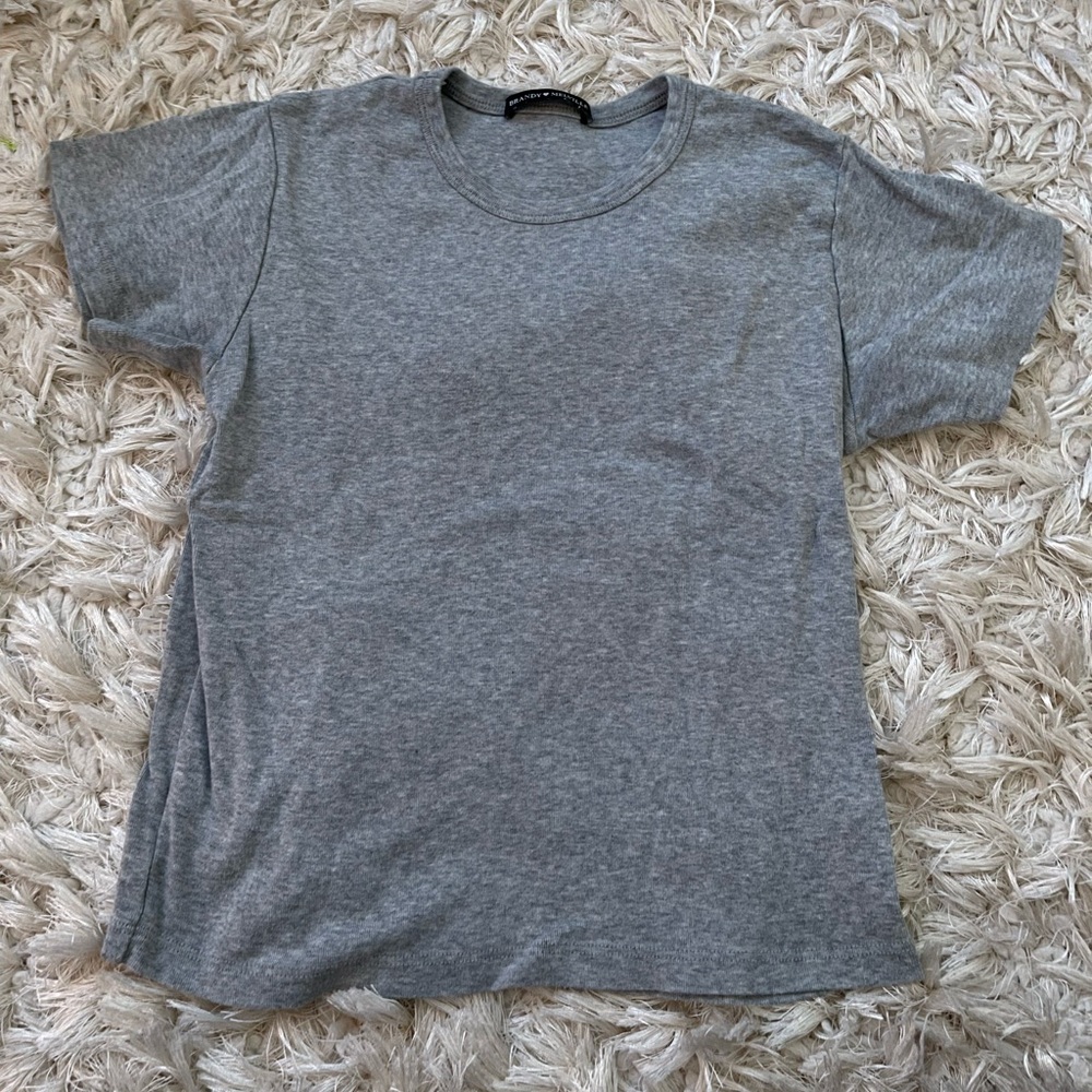 Grey t-shirt brandy melville